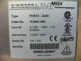 PH513-2420 MGV Power Supply #3