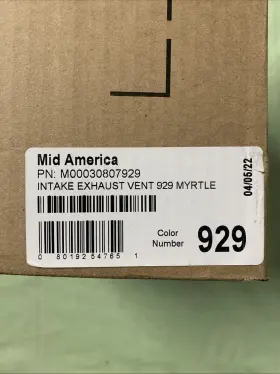 M00030807929 MID AMERICA Intake Exhaust Vent Myrtle #2