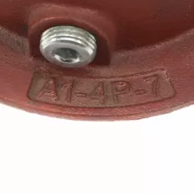 A1-4P-7 MIFAB Cast Iron Floor Cleanout Round Steel Top #3