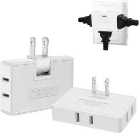 SZ-012 MIKWOAB Flat Wall Outlet Extender Adapter Pack