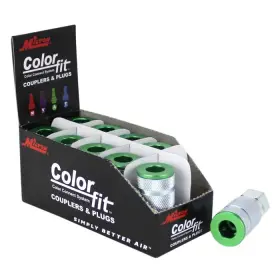 775AC MILTON INDUSTRIES Colorfit Couplers Npt Female