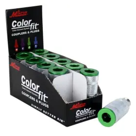 776AC MILTON INDUSTRIES Colorfit Couplers Npt Male