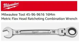 45-96-9616 MILWAUKEE Flex Head Ratcheting Combination Wrench