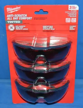 48-73-2054 MILWAUKEE TOOL Safety Glasses Tinted Anti Len
