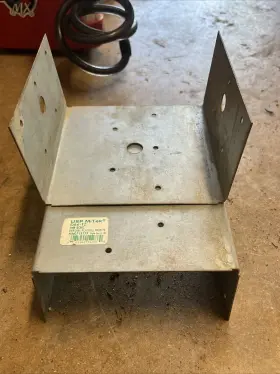 D66-TZ MITEK Post Anchor Joist Steel Zinc Set #2