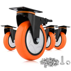 MGUSDBB260-O MOOGII Swivel Caster Wheels Brake Set Capaci