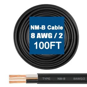 MK-NM-B-8-2-100FT MOOKEERF Wire Gauge Metallic Sheathed Cable