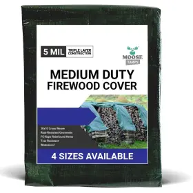 MS-TPW-626 MOOSE SUPPLY Reversible Poly Tarp Wood Piles