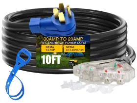 HUD-MOOTYCAPA-0303 MOOTYCAPA Rv Generator Adapter Prong