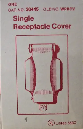 30445 MULBERRY Single Receptacle Cover Gasket Nos