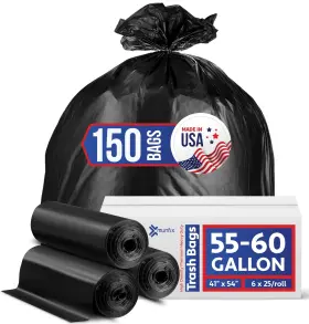 MB4154150K MUNFIX Gallon Trash Bags Pack Garbage Big