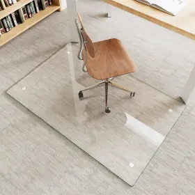 TXT1 MYSUNORIA Tempered Glass Chair Mat Carpet Floor Office