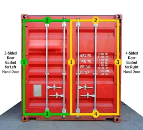 CTL-GASKET86 MYTEE PRODUCTS Container Door Gaskets Seal Gaske #2