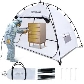 A230-PT-01-WH NEVERLAND Protable Paint Booth Tent Spray Door
