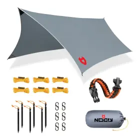 RAINFLYEVOLUTIONRF12X10GRAY NOCRY Rain Survival Camping Tarp