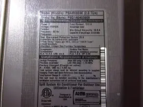 ACC12272 NORDYNE Central Air Conditioner Condenser #2