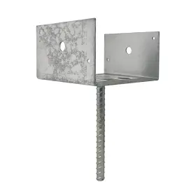 DSG6MP4 NUVO IRON Galvanized Steel Post Saddle Bracket