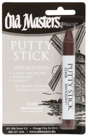 086348324084 OLD MASTERS Putty Stick Mahogany