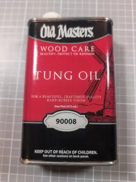 90008 OLD MASTERS Pint Pure Tung Oil
