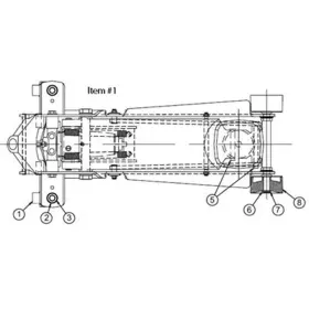 231583 OMEGA Rear Caster