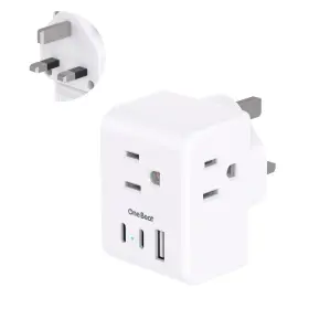 OB3W3CKC2D ONE BEAT Ireland Travel Plug Adapter Power