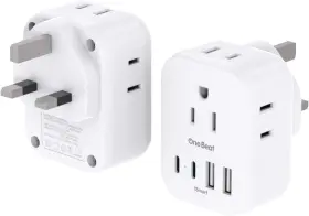OB4WP20KP ONE BEAT Pack Ireland Travel Plug Adapter