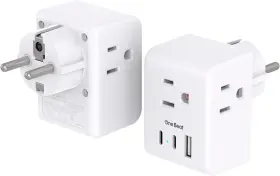 US-OB3W3EUC2 ONE BEAT Pack Travel Plug Adapter Outlets Usba