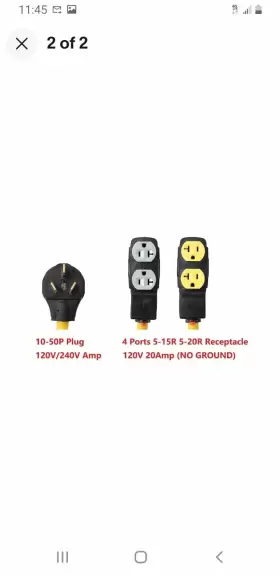 10-50P-4-5-20R ONETAK Nema Outlet Port Awg Prote #3