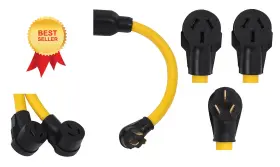 6-50P-2-6-50R ONETAK Nema Outlet Splitter Stw Awg Feet