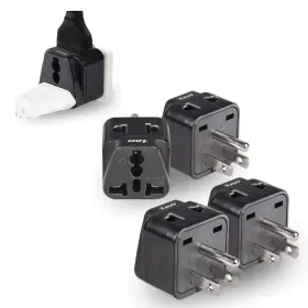 P21-5-4PK OREI Adapter Plug Europe American Pack