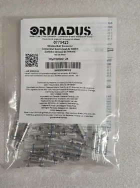 Ormadus 0775423 Window Butt Connector 16-14 Awg Qty 25