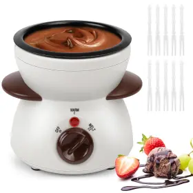 POT0521 OUTAMATEUR Mini Chocolate Melting Pot Fondue Fountain