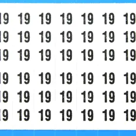 PCM-19 PANDUIT Pan Printed Marker Cards Pack #3