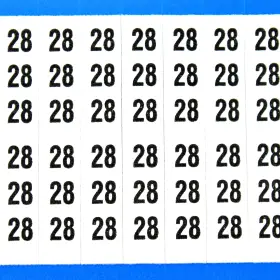 PCM-28 PANDUIT Pan Printed Marker Cards Pack #3