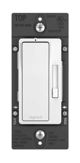 RHDH163PWCCV6 PASS SEYMOUR Legrand Radiant Preset Decorator