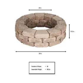 RSK52769 PAVESTONE Rumblestone Tree Ring Concrete Cafe Kit #2