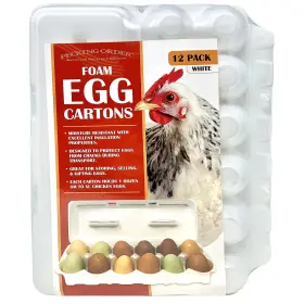 9308 PECKING ORDER Foam Egg Cartons