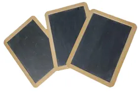725879101046 PEPPERELL CRAFTS Slate Chalkboard Great Parties