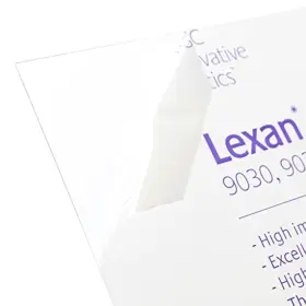 Plastics 2000 Poly-clear-1/16-12x12 Lexan Polycarbonate Sheet 1/16 Inch Thick Clear 12 X Nominal Po