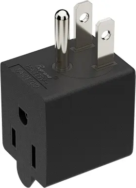 0170 PLUGRAND Right Angled Male Female Power Down Angle