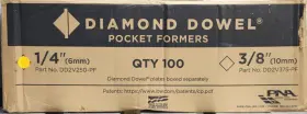 DD2V250-PF PNA Diamond Dowel Pocket Formers