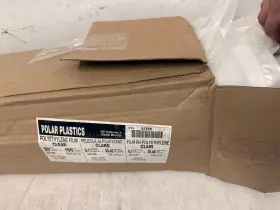 4JX89 POLAR PLASTICS Std Polyethene Construction Film Wd