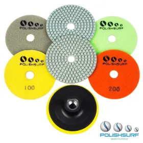 671875418346 POLISHSURF Diamond Polishing Pads Set Concrete #3