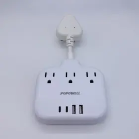 PO-763-IN POPOWELL India Travel Plug Adapter Usb