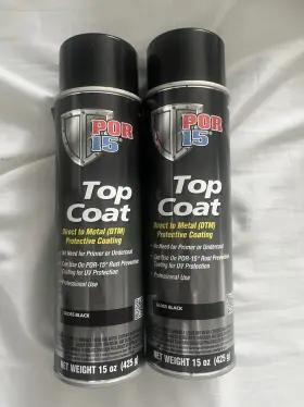 POF.45818 POR-15 INC Top Coat Dtm Paint