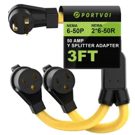 788692818461 PORTVOI Welder Splitter Gauge Male Plug Nema