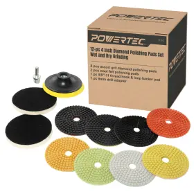 843441133728 POWERTEC Diamond Polishing Pad