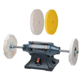 BF800C POWERTEC Bench Buffer Buffing Slow Grinder Jewelry