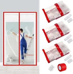 LEN-PREBOUN-20146 PREBOUN Magnetic Dust Barrier Zipper Door