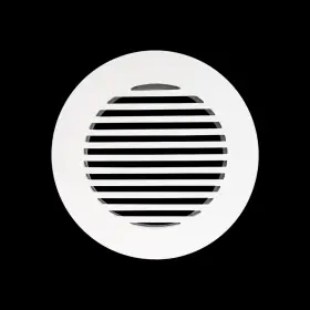 RDVGR4VR109-WHT PRIMA DECORATIVE HARDWARE Round Air Vent Duct